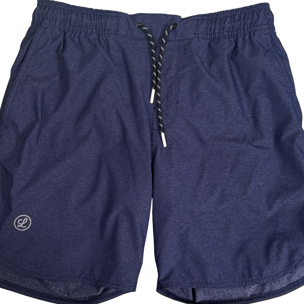 Legends Luka Shorts Navy Blue 7" Inseam Lined Vented Athletic Gym Training Men M